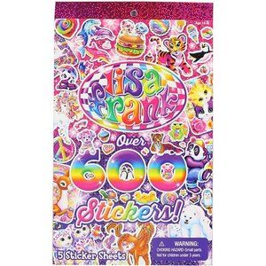 NEW Lisa Frank Sticker Book 600 Stickers
